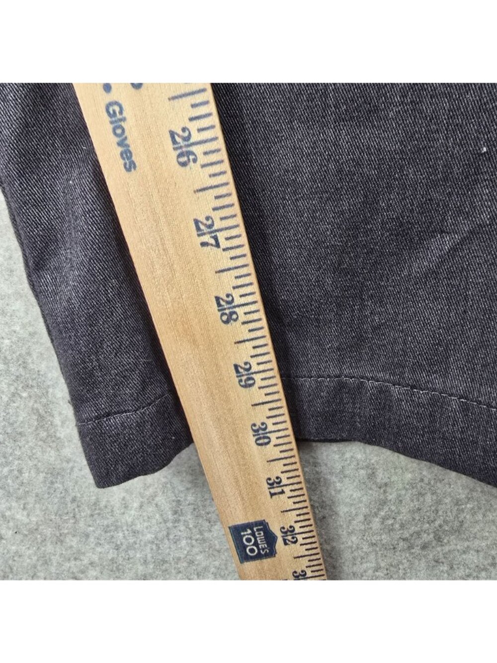 Stretch Riders Womens Stretch Pants Dark Grey Size 12M Relaxed Straight Cotton - Picture 8 of 8